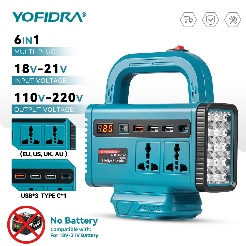 Портативный инвертор YOFIDRA 2 – обзор и цена Outdoor Power Adapter Usb C